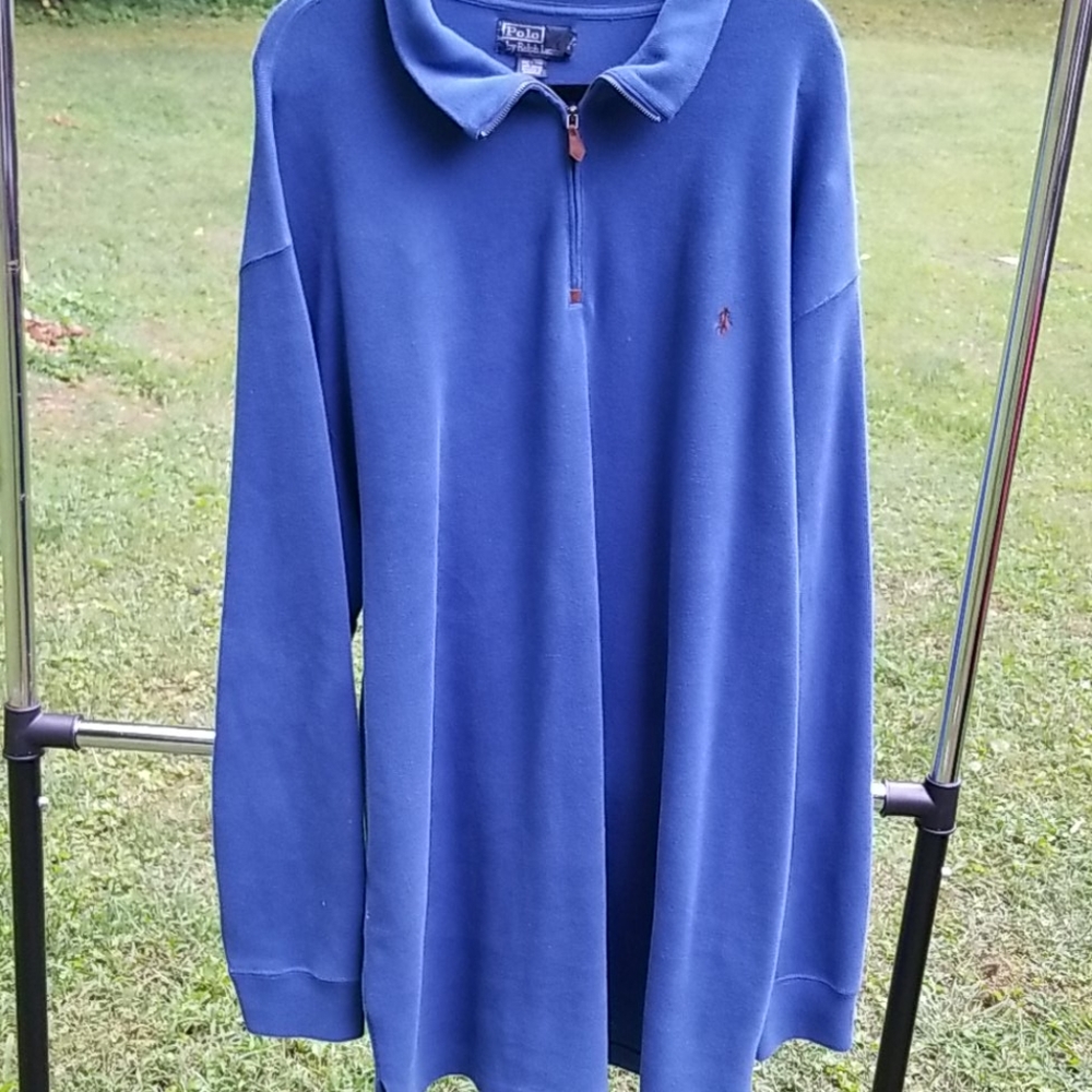 Luxury Jersey Quarter-Zip Pullover Polo